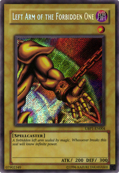 Left Arm of the Forbidden One [UBP1-EN004] Secret Rare | Card Merchant Takapuna