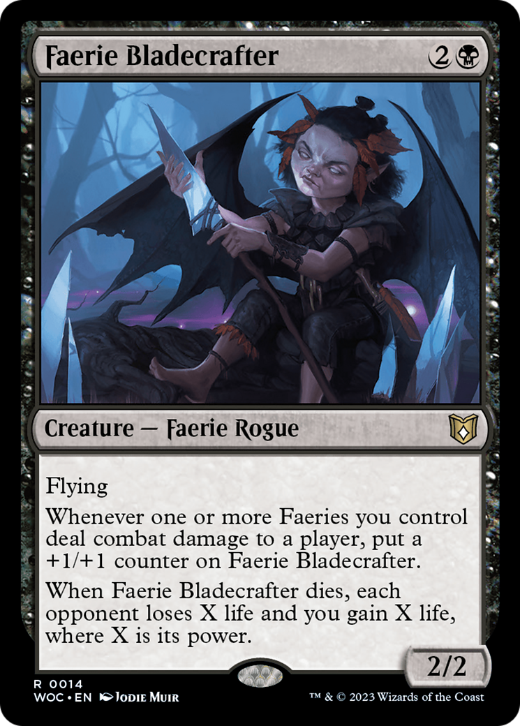 Faerie Bladecrafter [Wilds of Eldraine Commander] | Card Merchant Takapuna