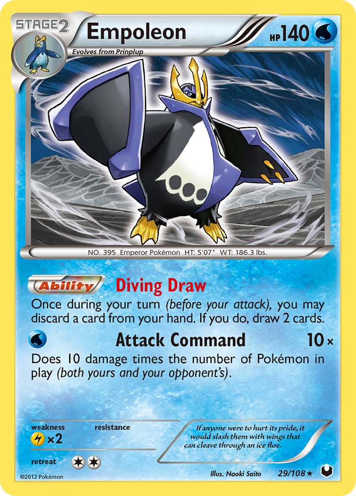 Empoleon (29/108) [Black & White: Dark Explorers] | Card Merchant Takapuna