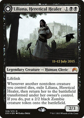 Liliana, Heretical Healer // Liliana, Defiant Necromancer [Magic Origins Prerelease Promos] | Card Merchant Takapuna