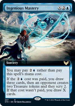 Ingenious Mastery (Extended Art) [Strixhaven: School of Mages] | Card Merchant Takapuna