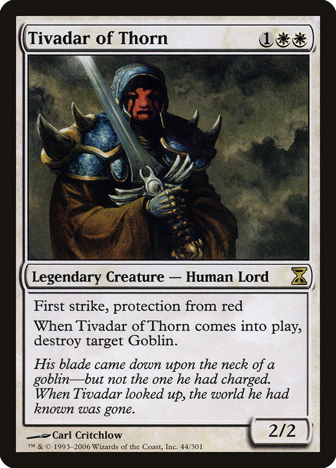 Tivadar of Thorn [Time Spiral] | Card Merchant Takapuna