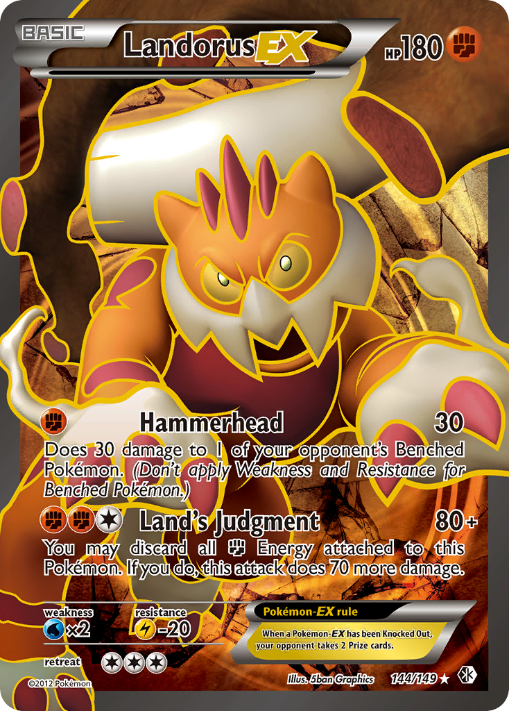 Landorus EX (144/149) [Black & White: Boundaries Crossed] | Card Merchant Takapuna