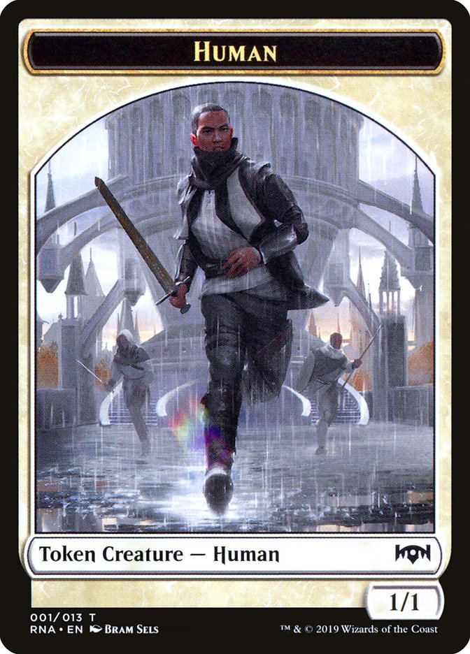 Human Token [Ravnica Allegiance Tokens] | Card Merchant Takapuna