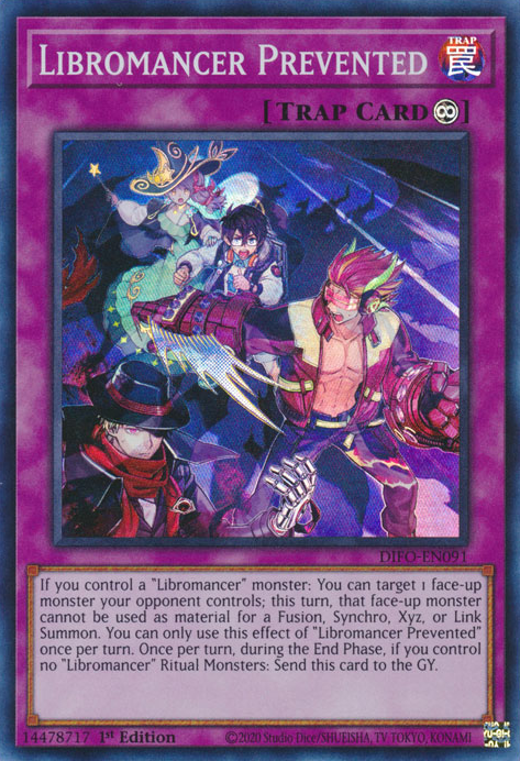 Libromancer Prevented [DIFO-EN091] Super Rare | Card Merchant Takapuna