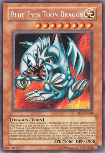 Blue-Eyes Toon Dragon [SRL-EN000] Secret Rare | Card Merchant Takapuna