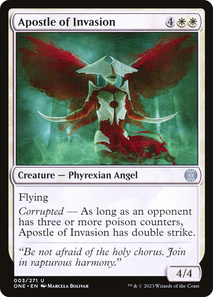 Apostle of Invasion [Phyrexia: All Will Be One] | Card Merchant Takapuna