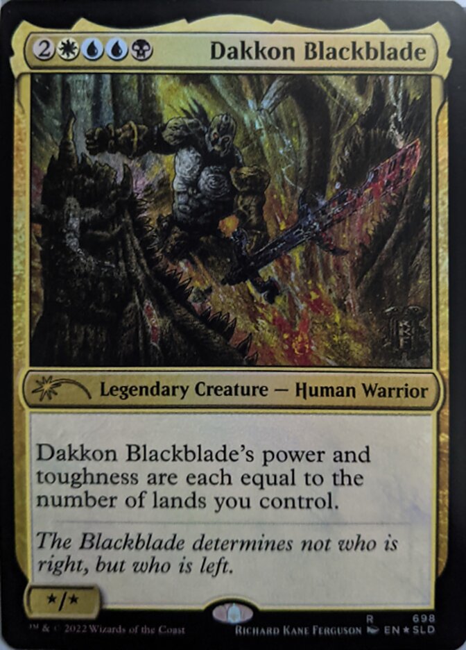 Dakkon Blackblade [Secret Lair Drop Promos] | Card Merchant Takapuna