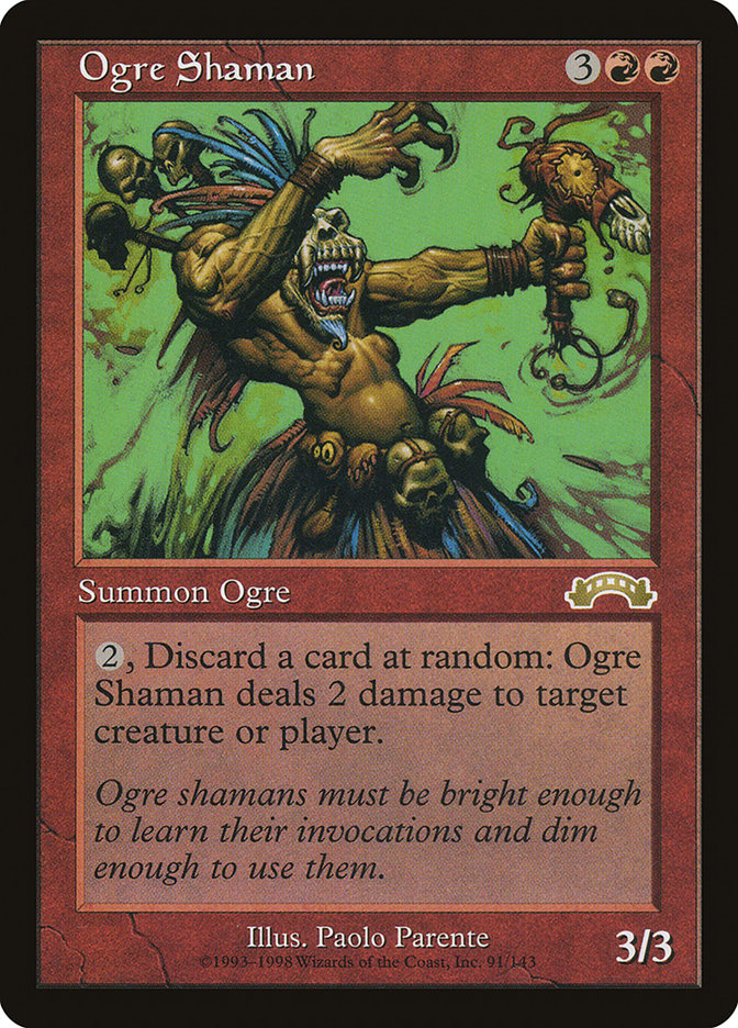 Ogre Shaman [Exodus] | Card Merchant Takapuna