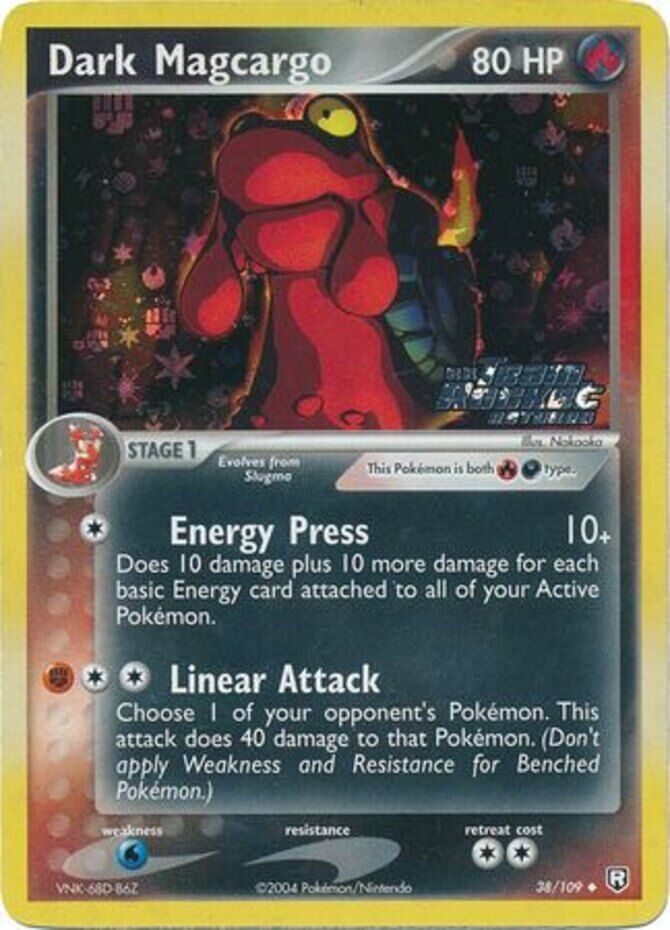 Dark Magcargo (38/109) (Stamped) [EX: Team Rocket Returns] | Card Merchant Takapuna