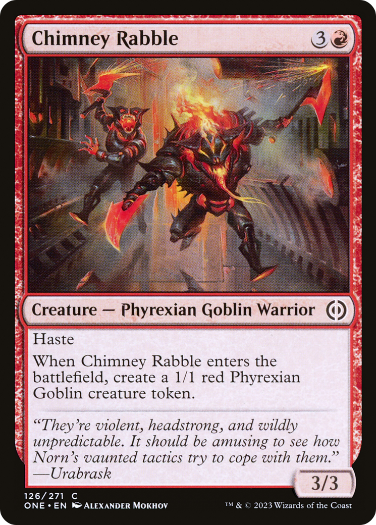 Chimney Rabble [Phyrexia: All Will Be One] | Card Merchant Takapuna