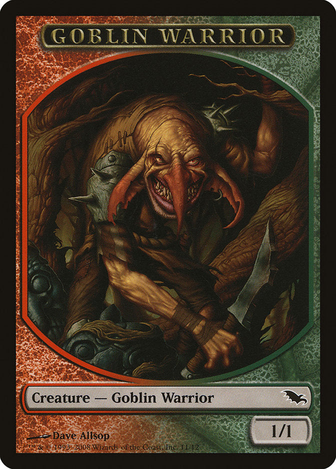 Goblin Warrior Token [Shadowmoor Tokens] | Card Merchant Takapuna