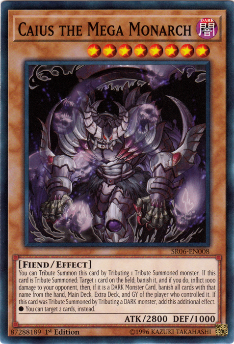 Caius the Mega Monarch [SR06-EN008] Common | Card Merchant Takapuna