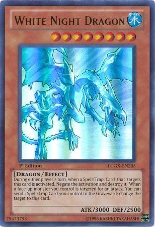 White Night Dragon [LCGX-EN205] Ultra Rare | Card Merchant Takapuna