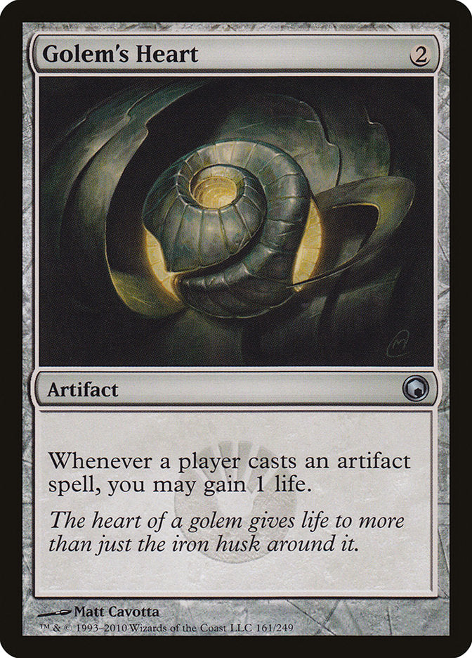 Golem's Heart [Scars of Mirrodin] | Card Merchant Takapuna