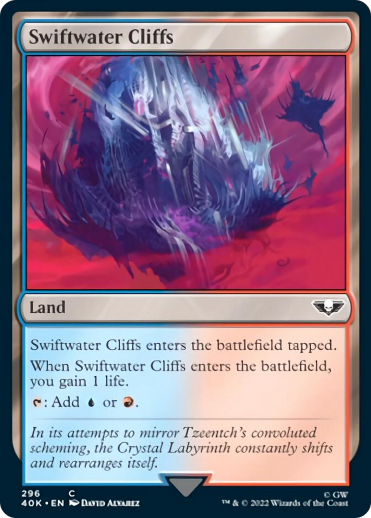 Swiftwater Cliffs (Surge Foil) [Warhammer 40,000] | Card Merchant Takapuna