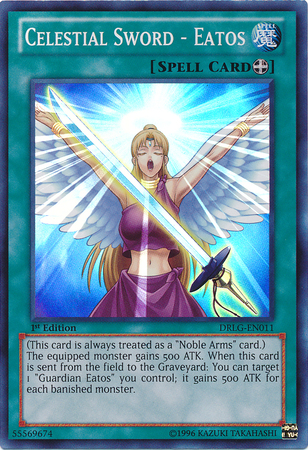 Celestial Sword - Eatos [DRLG-EN011] Super Rare | Card Merchant Takapuna