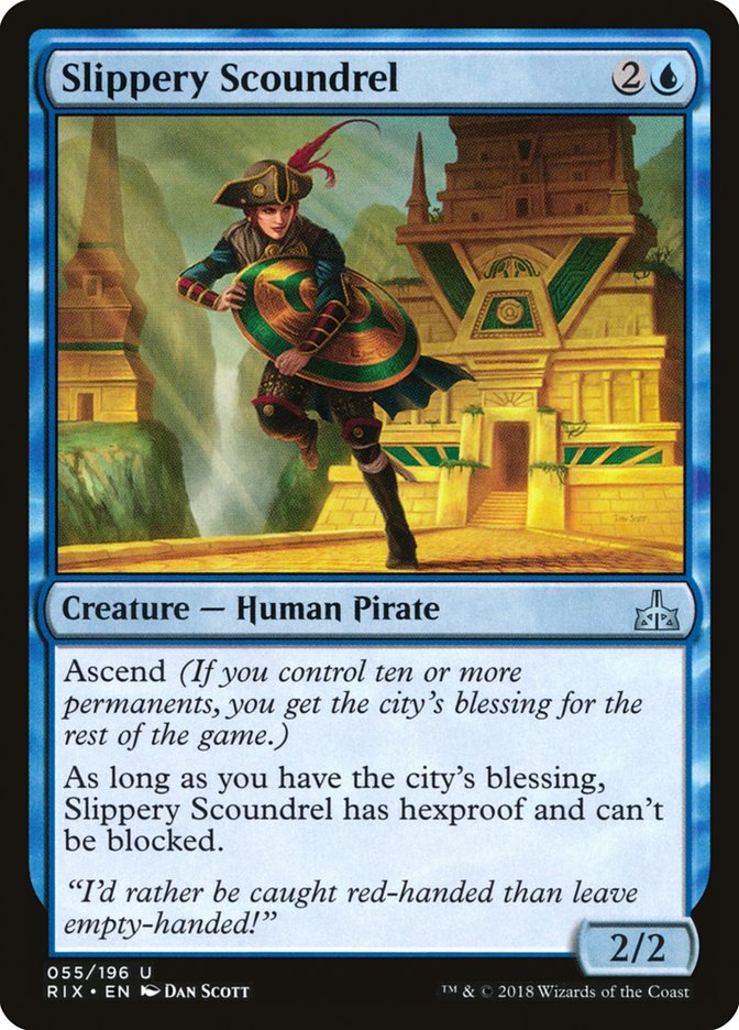 Slippery Scoundrel [Rivals of Ixalan] | Card Merchant Takapuna