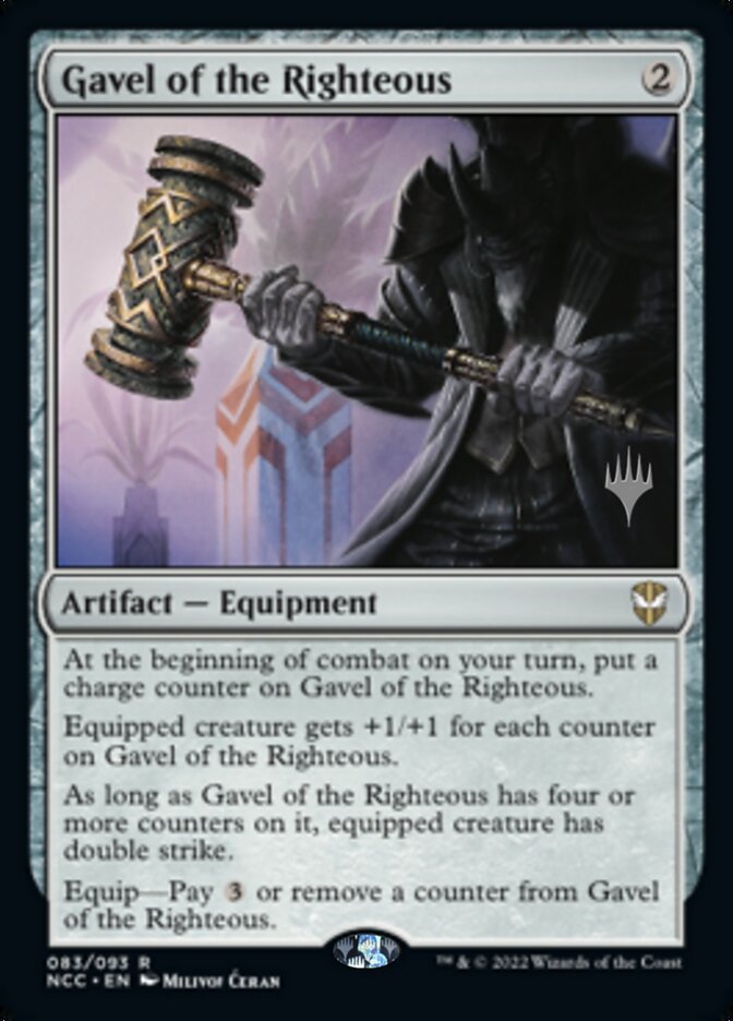 Gavel of the Righteous (Promo Pack) [Streets of New Capenna Commander Promos] | Card Merchant Takapuna