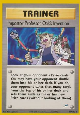 Impostor Professor Oak's Invention (94/105) [Neo Destiny Unlimited] | Card Merchant Takapuna