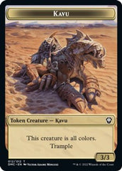 Kavu // Bear Double-Sided Token [Dominaria United Commander Tokens] | Card Merchant Takapuna