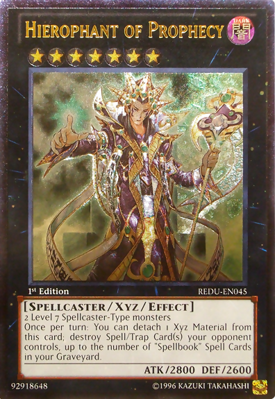 Hierophant of Prophecy [REDU-EN045] Ultimate Rare | Card Merchant Takapuna