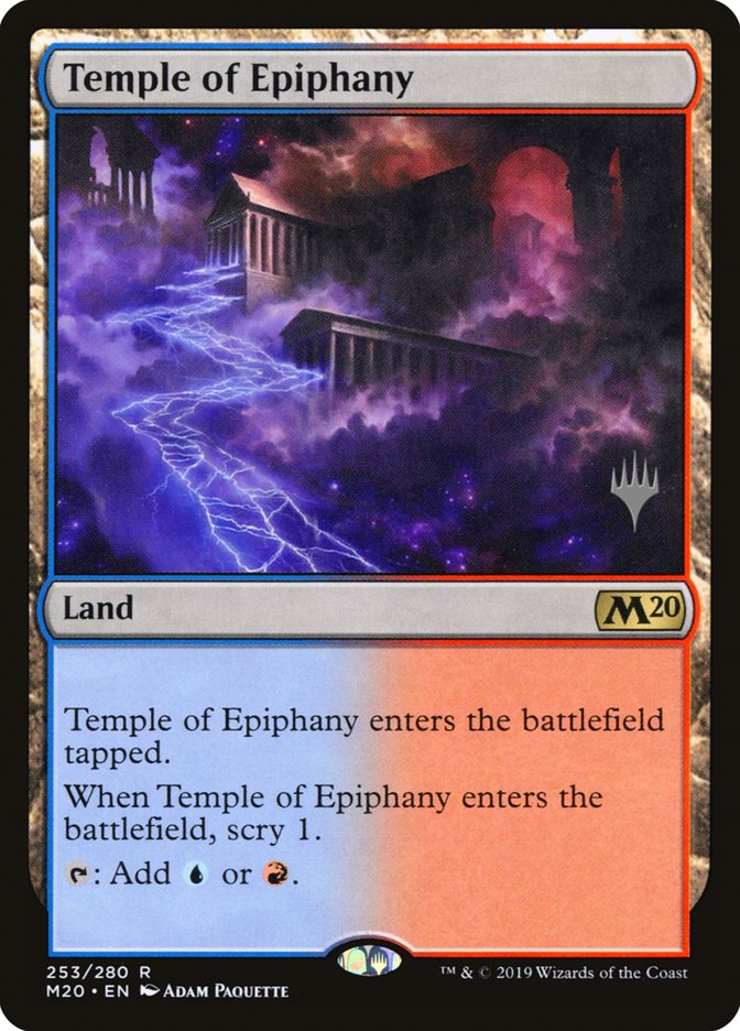 Temple of Epiphany (Promo Pack) [Core Set 2020 Promos] | Card Merchant Takapuna