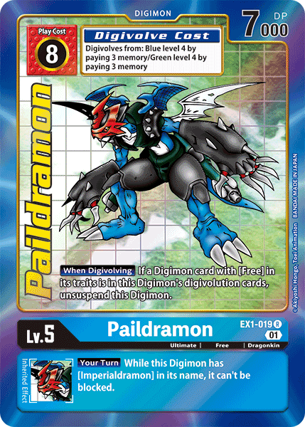 Paildramon [EX1-019] (Alternate Art) [Classic Collection] | Card Merchant Takapuna