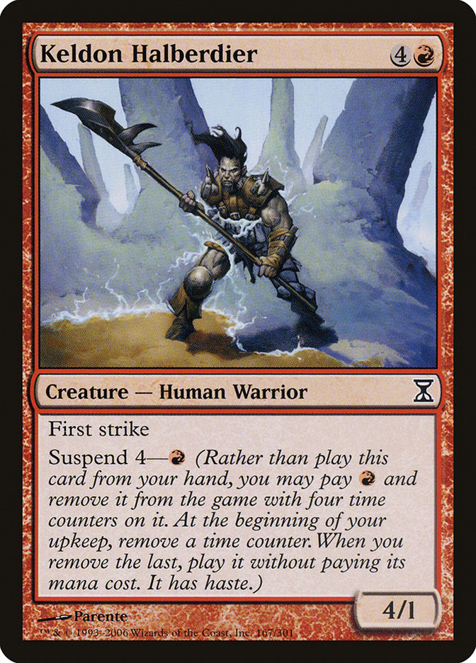 Keldon Halberdier [Time Spiral] | Card Merchant Takapuna