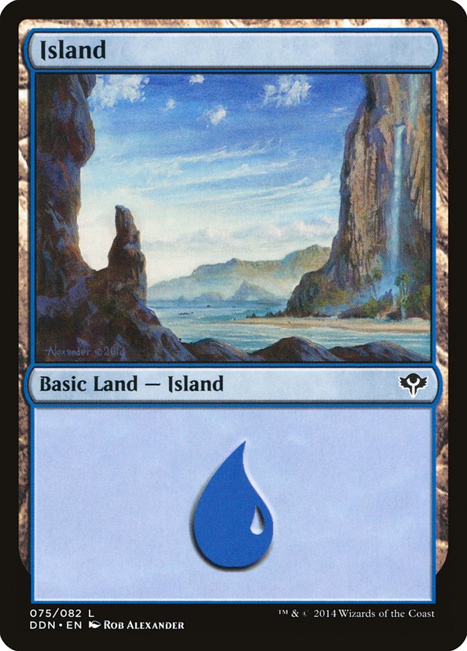 Island (75) [Duel Decks: Speed vs. Cunning] | Card Merchant Takapuna