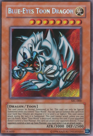 Blue-Eyes Toon Dragon [SRL-000] Secret Rare | Card Merchant Takapuna