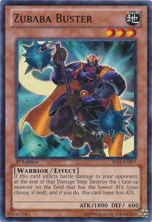 Zubaba Buster [SP14-EN019] Starfoil Rare | Card Merchant Takapuna