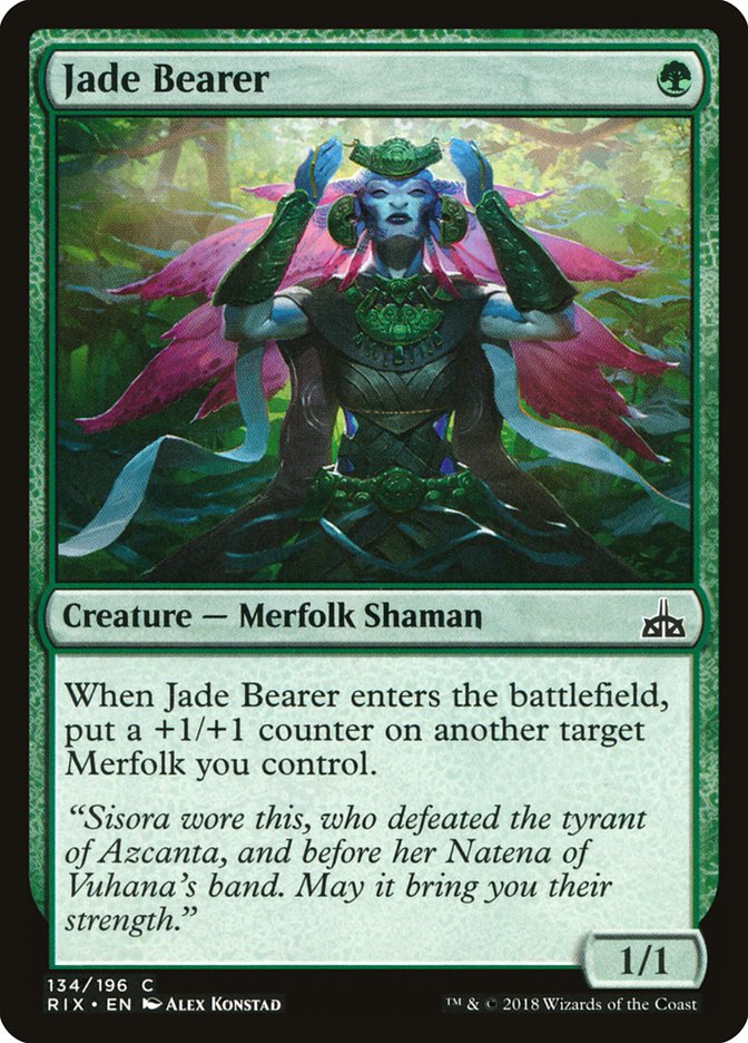 Jade Bearer [Rivals of Ixalan] | Card Merchant Takapuna