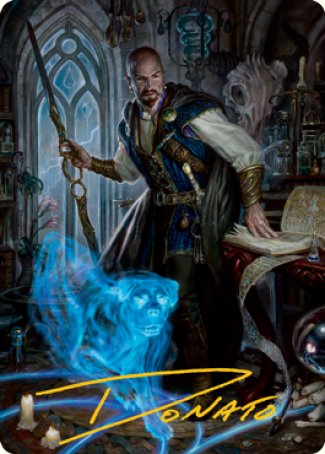 Mordenkainen Art Card (Gold-Stamped Signature) [Dungeons & Dragons: Adventures in the Forgotten Realms Art Series] | Card Merchant Takapuna