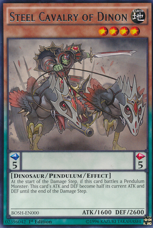 Steel Cavalry of Dinon [BOSH-EN000] Rare | Card Merchant Takapuna