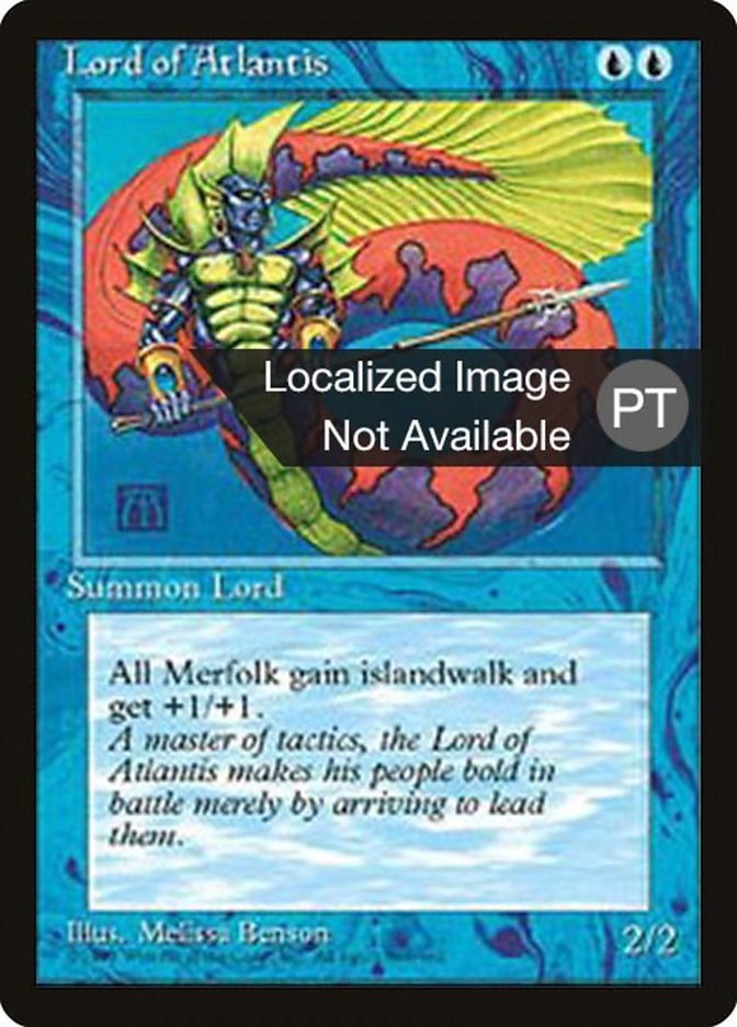 Lord of Atlantis [Fourth Edition (Foreign Black Border)] | Card Merchant Takapuna