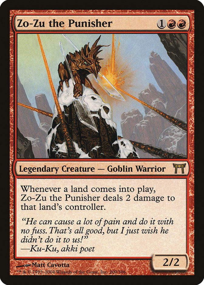 Zo-Zu the Punisher [Champions of Kamigawa] | Card Merchant Takapuna