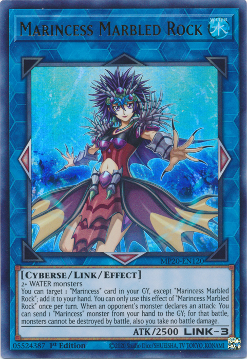 Marincess Marbled Rock [MP20-EN120] Ultra Rare | Card Merchant Takapuna