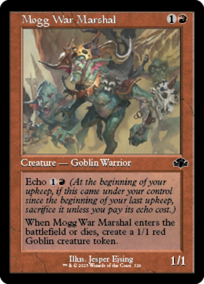 Mogg War Marshal (Retro) [Dominaria Remastered] | Card Merchant Takapuna