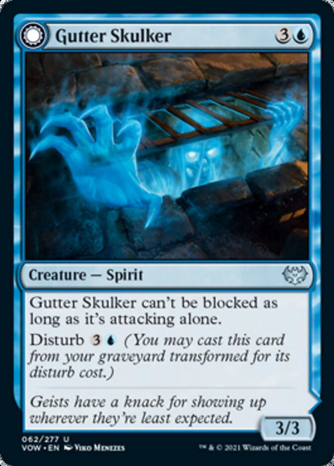 Gutter Skulker // Gutter Shortcut [Innistrad: Crimson Vow] | Card Merchant Takapuna