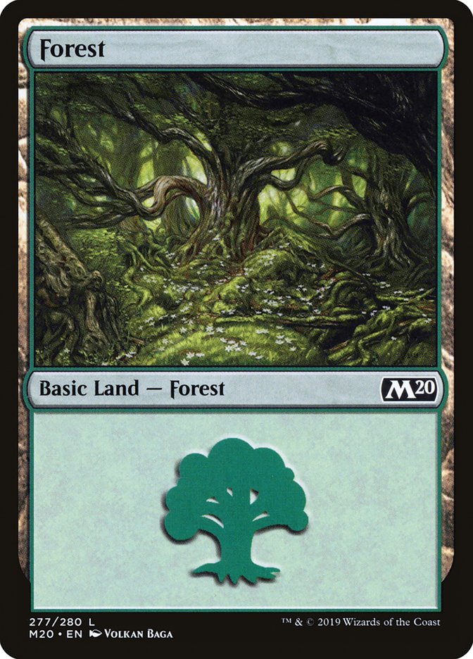 Forest (277) [Core Set 2020] | Card Merchant Takapuna