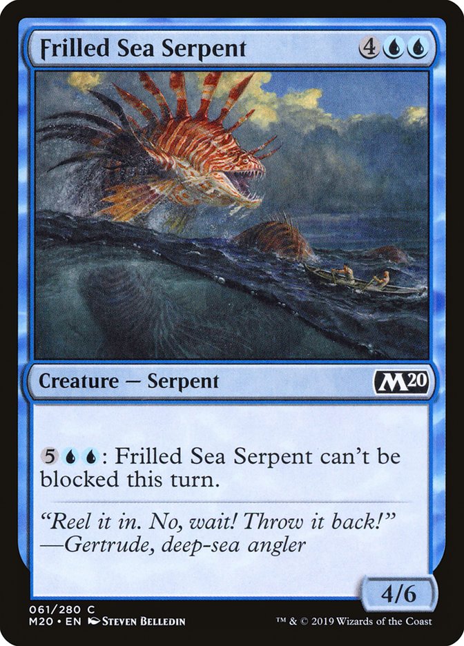 Frilled Sea Serpent [Core Set 2020] | Card Merchant Takapuna