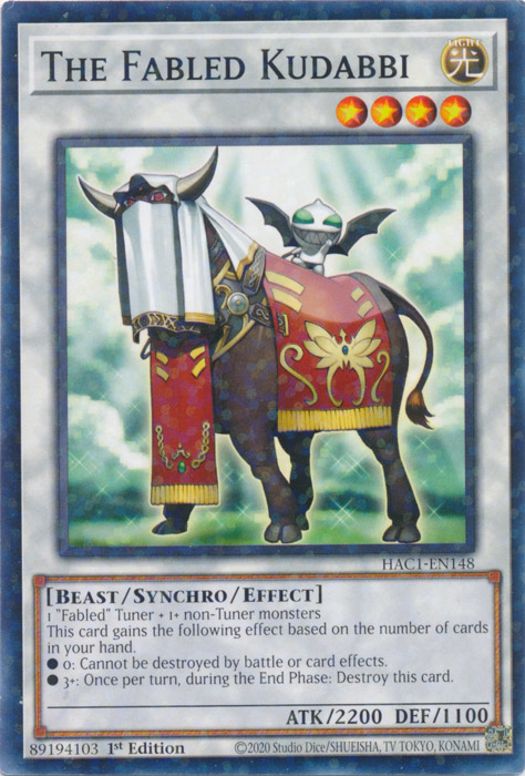 The Fabled Kudabbi (Duel Terminal) [HAC1-EN148] Common | Card Merchant Takapuna