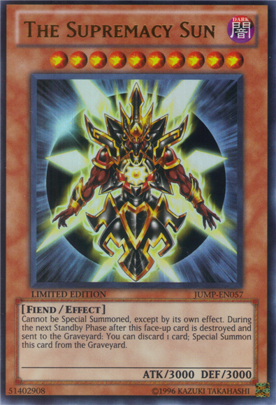 The Supremacy Sun [JUMP-EN057] Ultra Rare | Card Merchant Takapuna