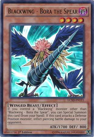 Blackwing - Bora the Spear [LC5D-EN111] Ultra Rare | Card Merchant Takapuna