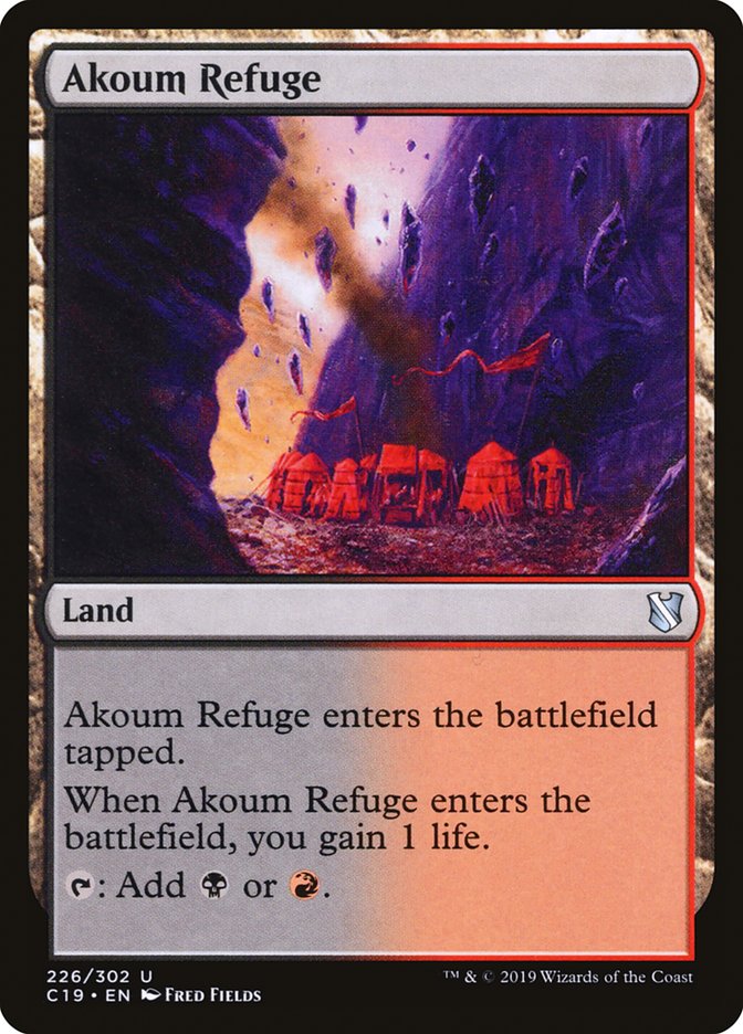 Akoum Refuge [Commander 2019] | Card Merchant Takapuna