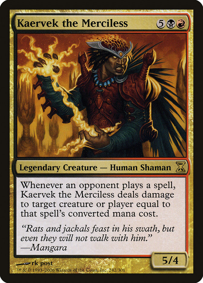 Kaervek the Merciless [Time Spiral] | Card Merchant Takapuna