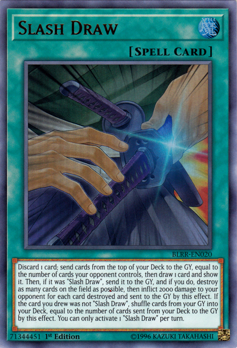 Slash Draw [BLRR-EN020] Ultra Rare | Card Merchant Takapuna