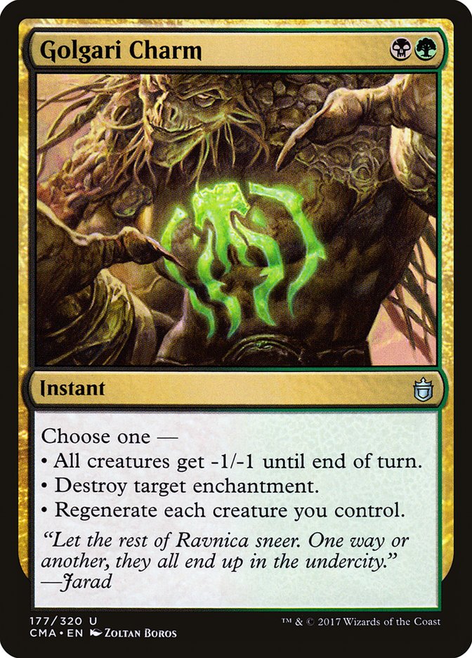 Golgari Charm [Commander Anthology] | Card Merchant Takapuna