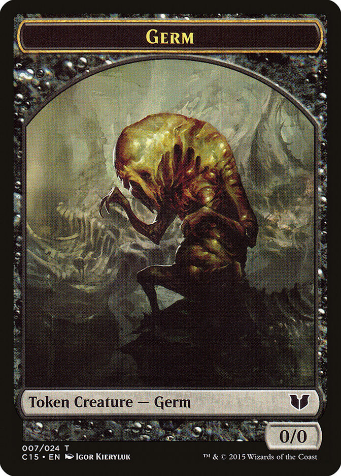 Germ // Zombie Double-Sided Token [Commander 2015 Tokens] | Card Merchant Takapuna